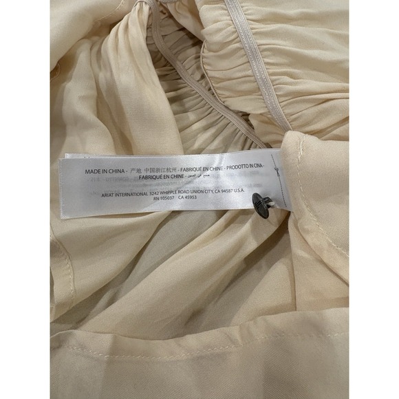 Ariat Jacquard Chimayo Peasent Top Sz XL Cream Boho Western - Picture 8 of 10